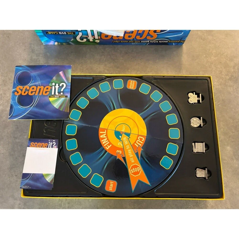 Scene it? The DVD Movie Trivia Game by Mattel 2003 1st edition (Complete)